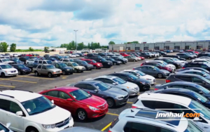 JMN Logistics Parking Lot Filled with Cars