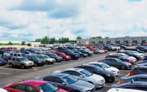 JMN Logistics Parking Lot Filled with Cars